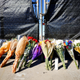 Flowers are seen outside of the cancelled Astroworld festival at NRG Park on November 6, 2021 in Houston, Texas. According to authorities, eight people died and 17 people were transported to local hospitals after what they describe as a crowd surge at the Astroworld festival, a music festival started by Houston-native rapper and musician Travis Scott in 2018.